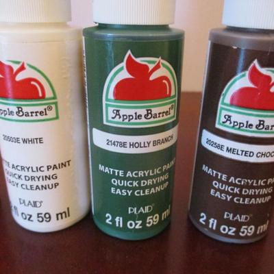 New 2 Fl Oz Apple Barrel Matte Acrylic Paints