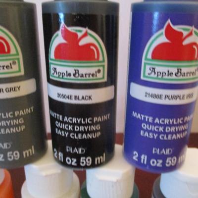 New 2 Fl Oz Apple Barrel Matte Acrylic Paints