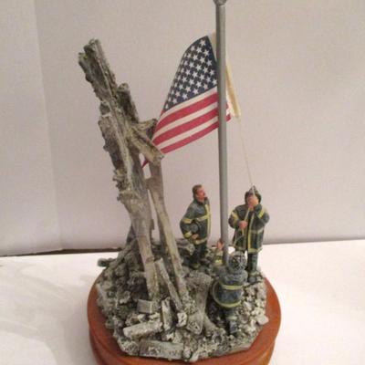 Red Hats Of Courage Vanmark Firefighter Hope Sculpture September 11th