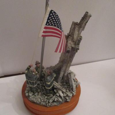 Red Hats Of Courage Vanmark Firefighter Hope Sculpture September 11th