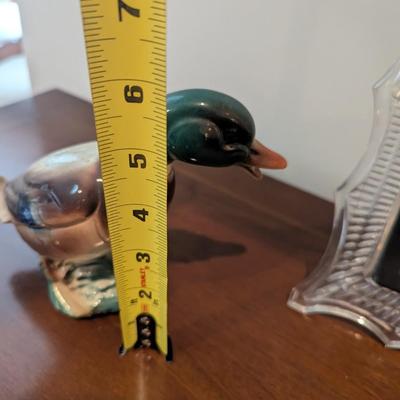 Ceramic Mallard Ducks Approx 6" Tall