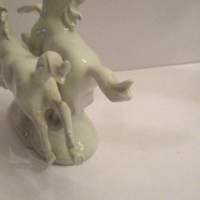 Vintage GDR Frafenthal Porcelain Figurine Horses