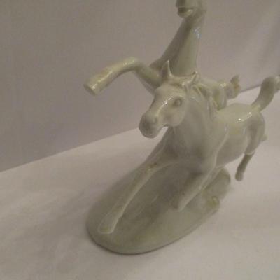 Vintage GDR Frafenthal Porcelain Figurine Horses