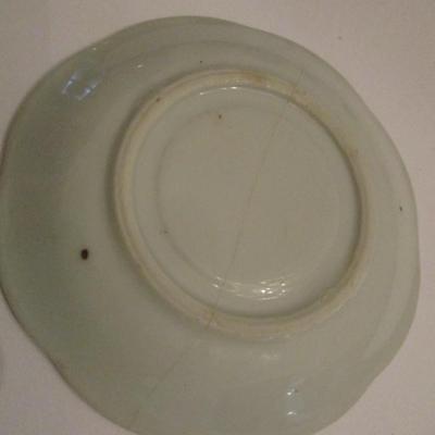 Miniature Delft Boy & Girl Windmill Cups & Saucers