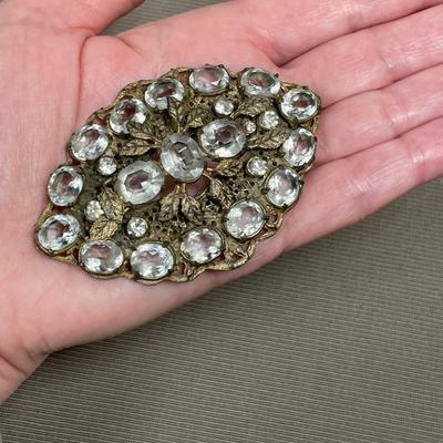 Huge antique brooch