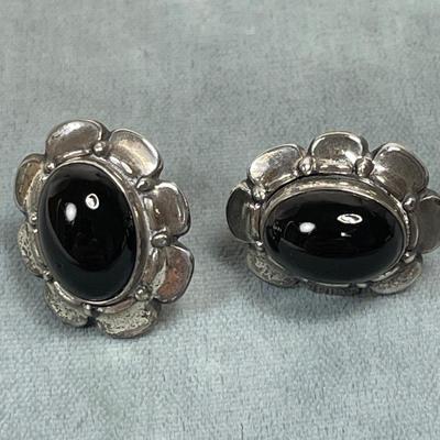 Vintage Danecraft Sterling pin and earrings set