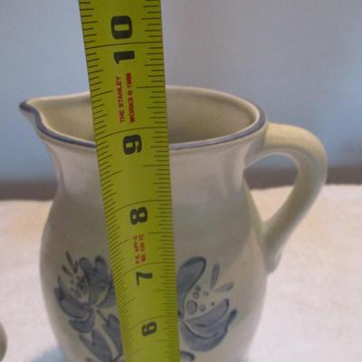 Pfaltzgraff Yorktowne Stoneware Pitchers