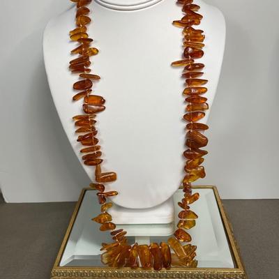 30 inch genuine Amber necklace