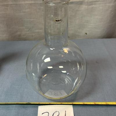 Vintage Corning Brand Lab Flask