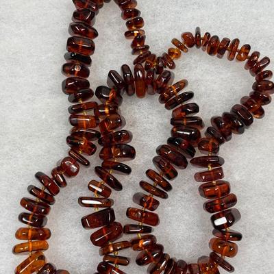 Long Root beer Baltic Amber necklace