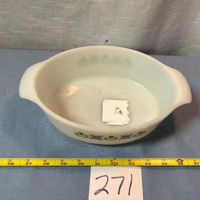 Vintage Fire King Casserole Dish