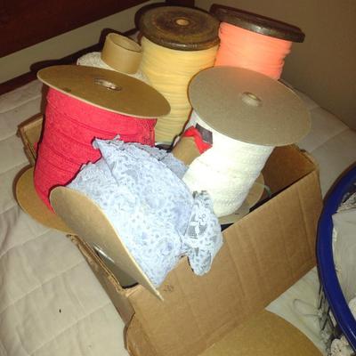 Collection of Sewing Goods: Lace and Edging