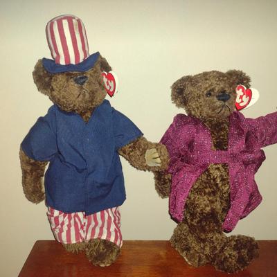 Pair of TY Bears- Tyrone and Samuel
