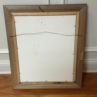 Framed Pelican Art Work