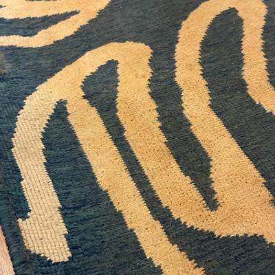 Blue and White Rug