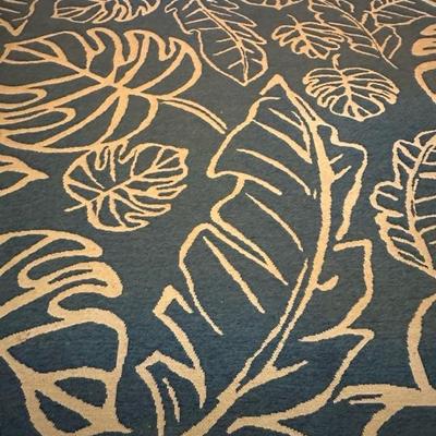 Blue and White Rug