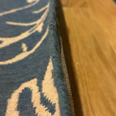 Blue and White Rug
