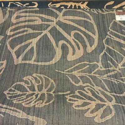 Blue and White Rug