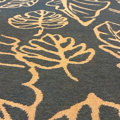 Blue and White Rug