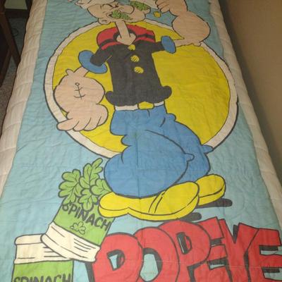 Vintage Popeye Children's Sleeping Bag