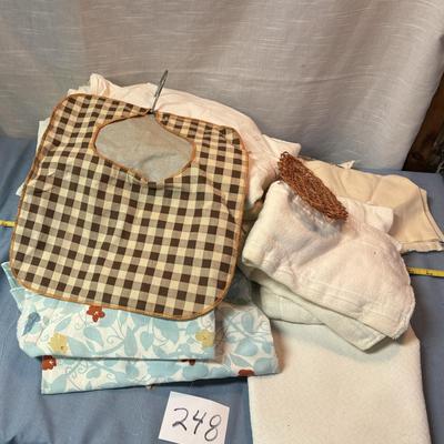 Vintage Clothes Pin Bag and Material