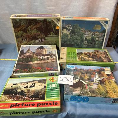 Vintage Puzzle Lot