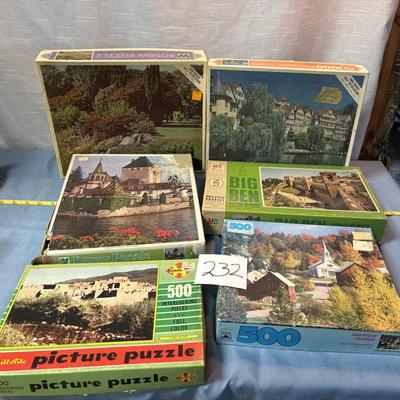 Vintage Puzzle Lot