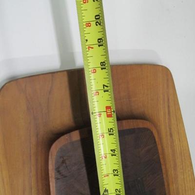 Teak Denmark Dansk IHQ Teak Wood Tray Platter