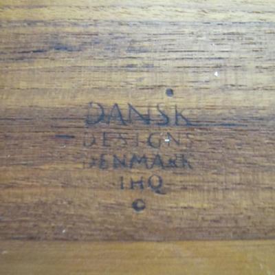 Teak Denmark Dansk IHQ Teak Wood Tray Platter