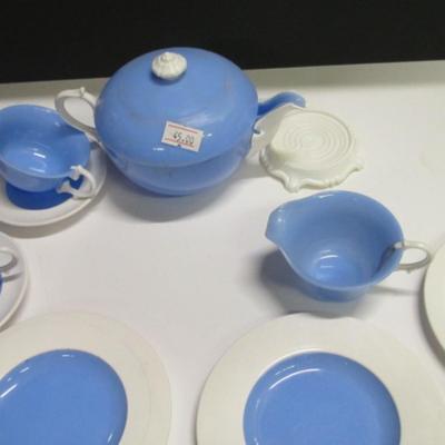 Vintage Banner Plastic Tea Set