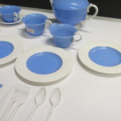 Vintage Banner Plastic Tea Set