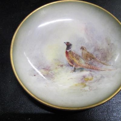 3 1/2" Royal Worcester China Bird Plates