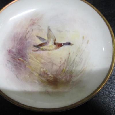 3 1/2" Royal Worcester China Bird Plates