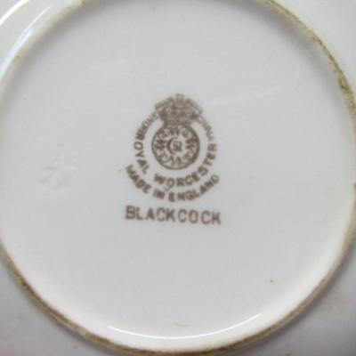3 1/2" Royal Worcester China Bird Plates