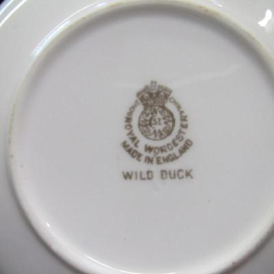 3 1/2" Royal Worcester China Bird Plates