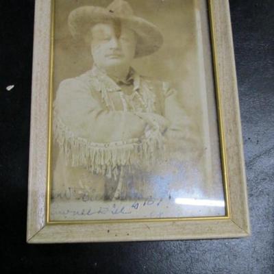 Antique 7 1/4" x 5 1/4" Western Picture