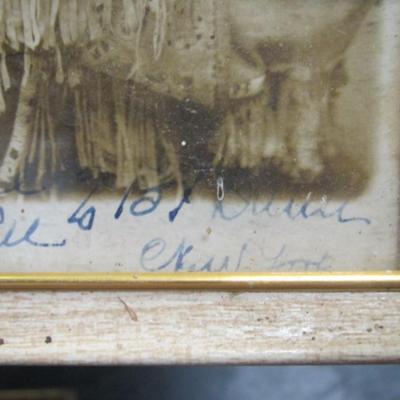 Antique 7 1/4" x 5 1/4" Western Picture