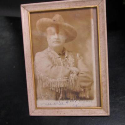 Antique 7 1/4" x 5 1/4" Western Picture