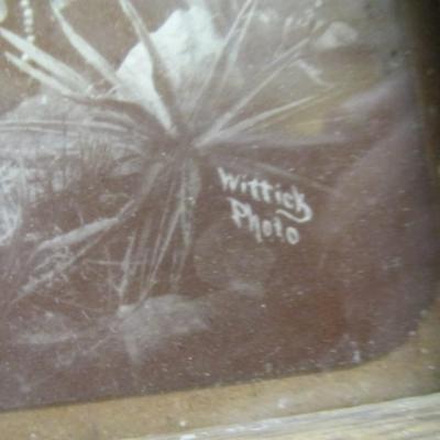 Framed Navajo Gayetenito & Squaw Wittick Photo 6" x 8"
