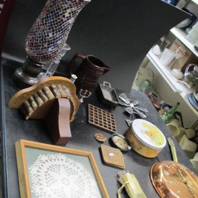 Home Accessories Mosaic Candle Holder Wall Shelf Wall Skillet Clock