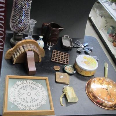 Home Accessories Mosaic Candle Holder Wall Shelf Wall Skillet Clock