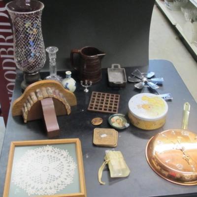 Home Accessories Mosaic Candle Holder Wall Shelf Wall Skillet Clock