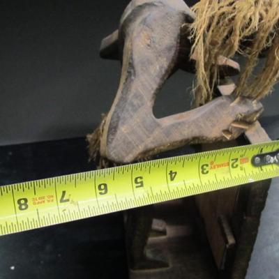 Vintage African Tribe Primitive Hand Carved Photo Frame Vintage African Tribe Primitive Hand Carved Photo Frame
