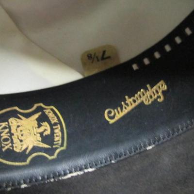 7 1/8" Knox Twenty Custom Edge Fedora Hat