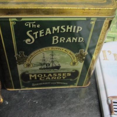Home Decor Items The Steamship Brand Tin Can