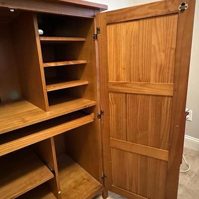 Computer Desk with Shelves