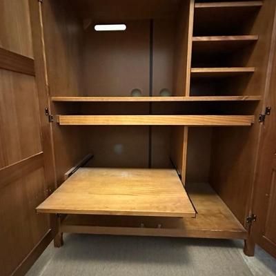 Computer Desk with Shelves