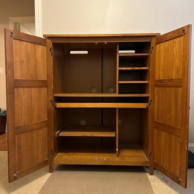 Computer Desk with Shelves