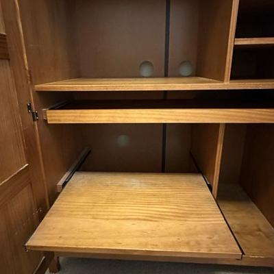 Computer Desk with Shelves