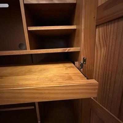 Computer Desk with Shelves